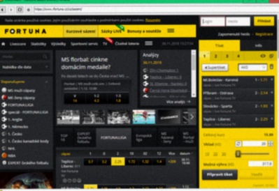Fortuna Live sázky